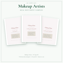 AI Copy Kit — Sample document pages