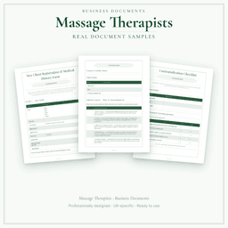 Business Documents — Standard — Sample document pages