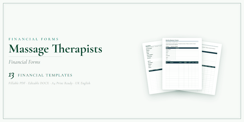 Financial Forms Bundle — Standard