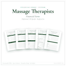 Financial Forms Bundle — Custom — Product card