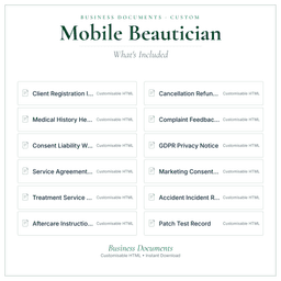 Business Documents — Custom — What's included