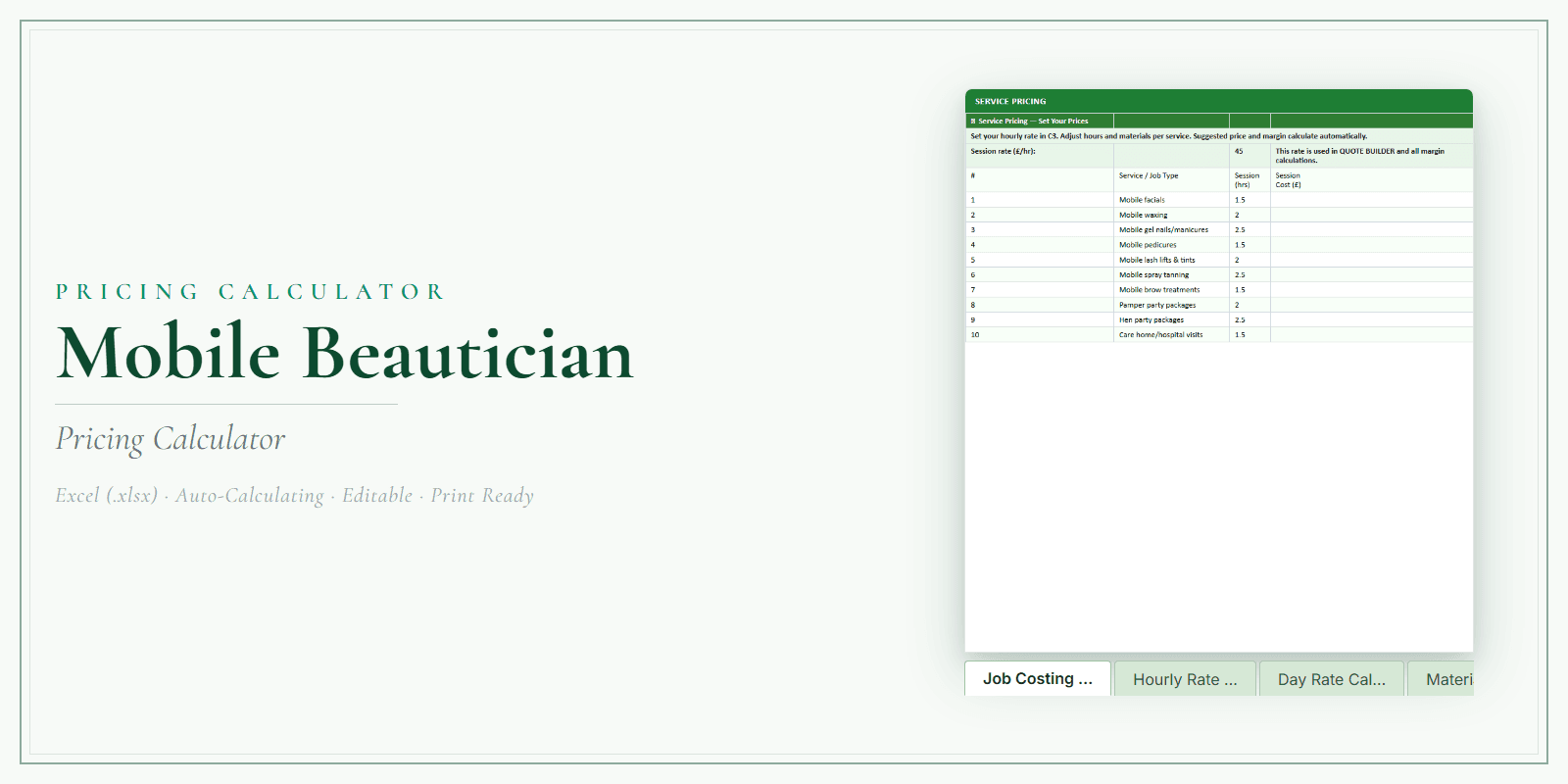 Pricing Calculator — Premium
