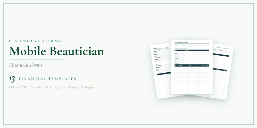 Financial Forms Bundle — Standard