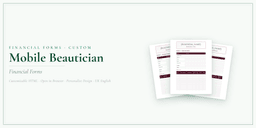 Financial Forms Bundle — Custom — Product overview