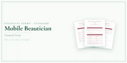 Financial Forms Bundle — Standard — Product overview