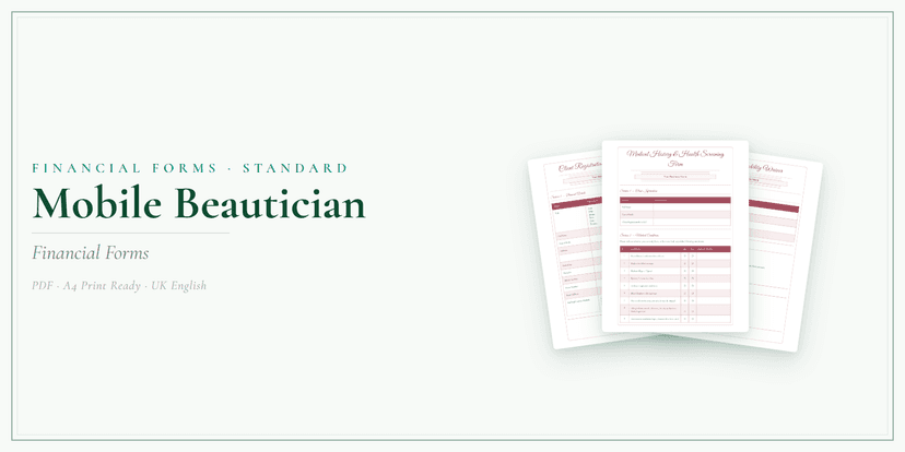 Financial Forms Bundle — Standard