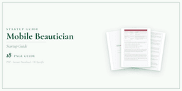 Mobile Beautician — Startup Guide, PDF guide product overview
