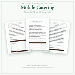 Business Documents — Custom — Sample document pages