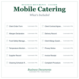 Business Documents — Custom — What's included