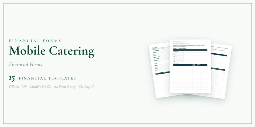 Financial Forms Bundle — Standard