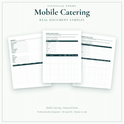 Financial Forms Bundle — Premium — Sample document pages