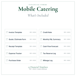 Financial Forms Bundle — Premium — What's included