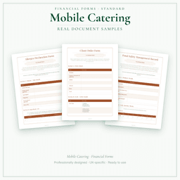 Financial Forms Bundle — Standard — Sample document pages