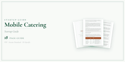 Mobile Catering — Startup Guide, PDF guide product overview