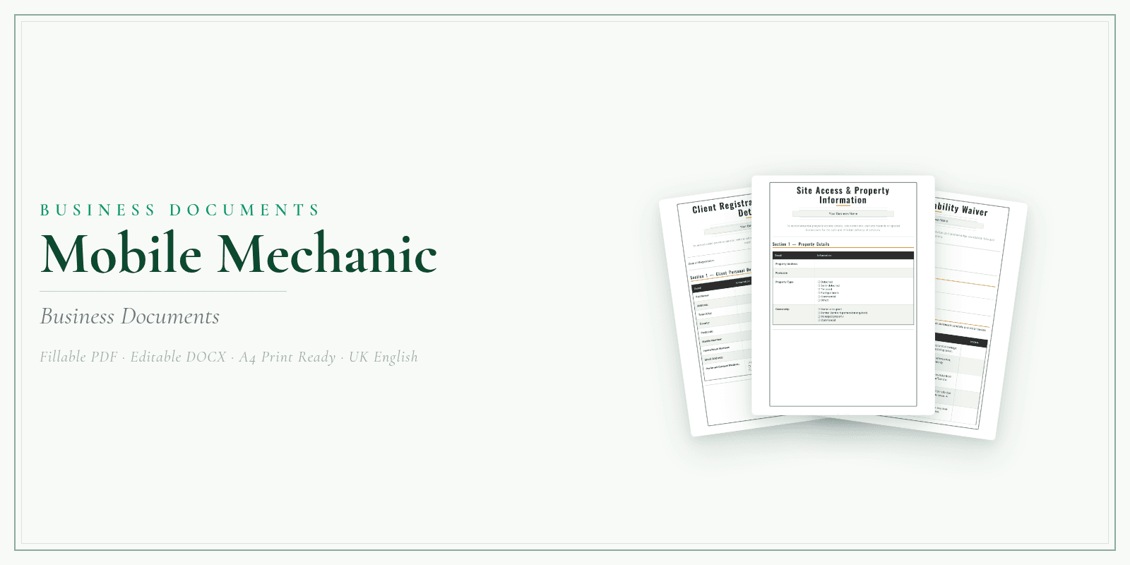 Business Documents — Premium