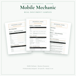 Business Documents — Custom — Sample document pages