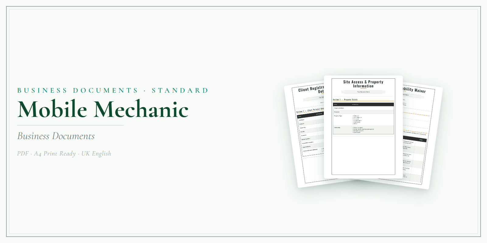 Business Documents — Standard — Product overview