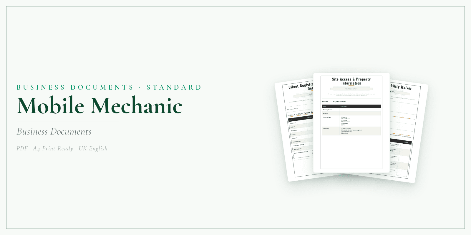 Business Documents — Standard