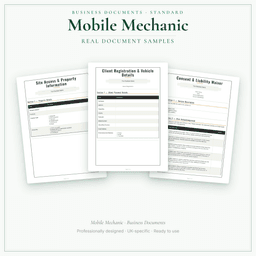 Business Documents — Standard — Sample document pages