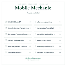 Business Documents — Standard — What's included