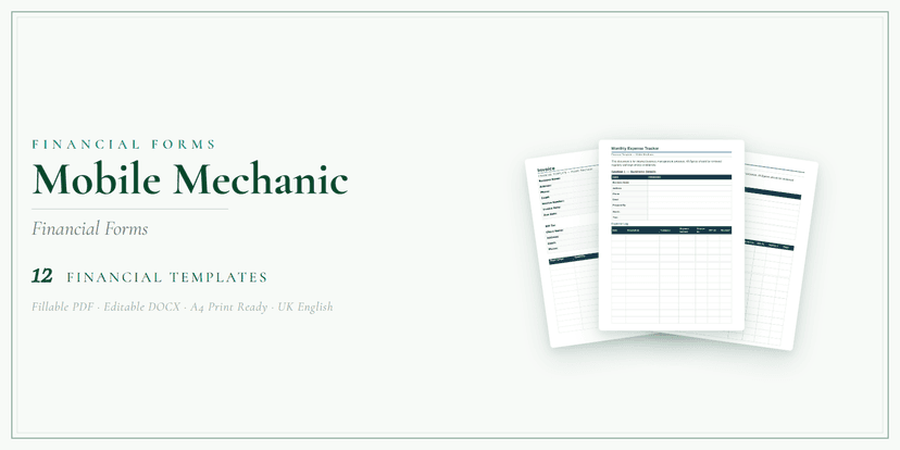 Financial Forms Bundle — Standard