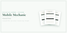 Financial Forms Bundle — Custom — Product overview