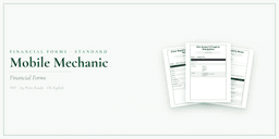 Financial Forms Bundle — Standard — Product overview