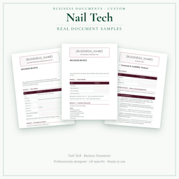 Business Documents — Custom — Sample document pages