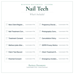 Business Documents — Custom — What's included