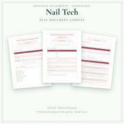 Business Documents — Essential — Sample document pages