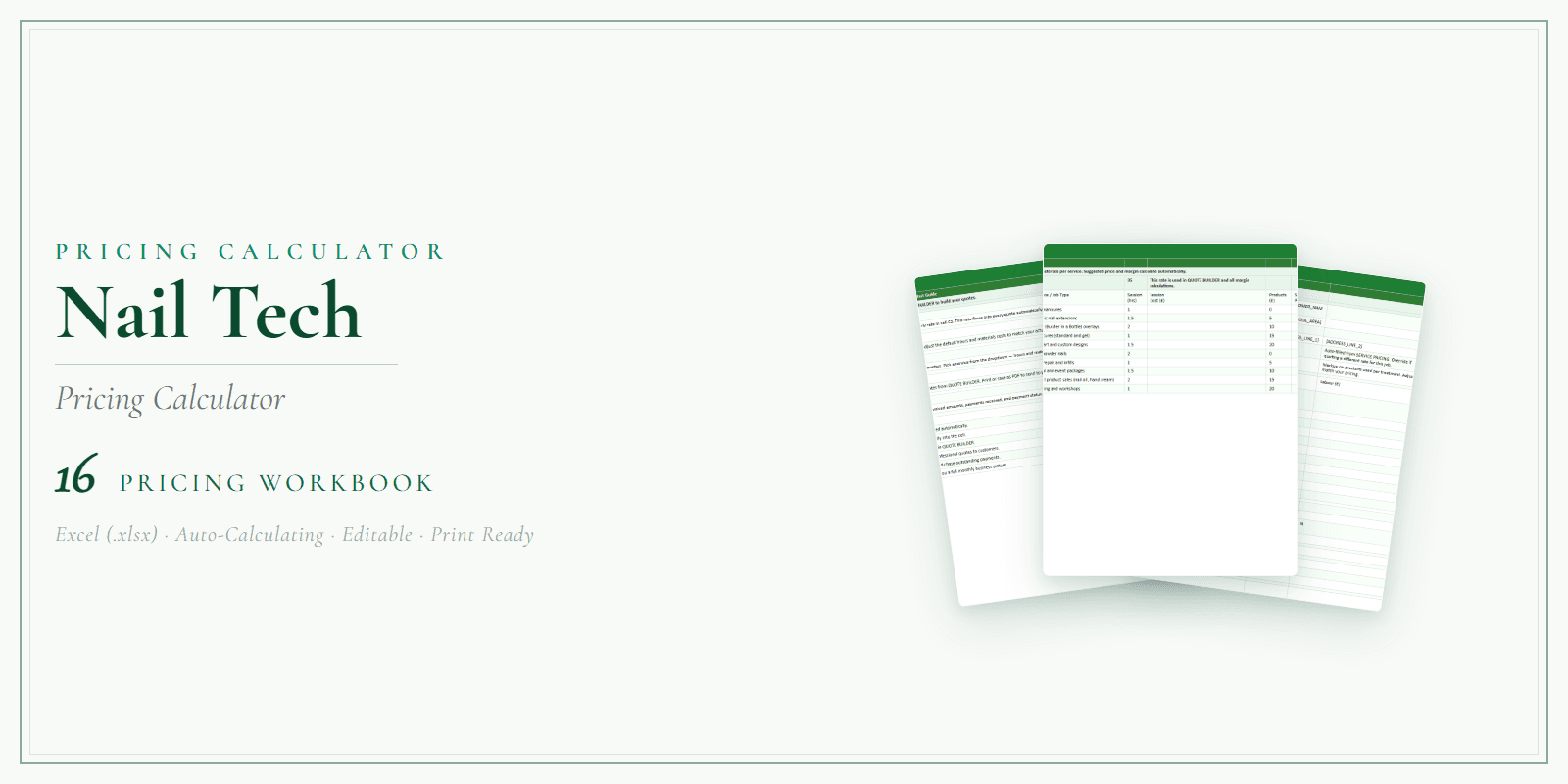 Pricing Calculator — Premium — Product overview