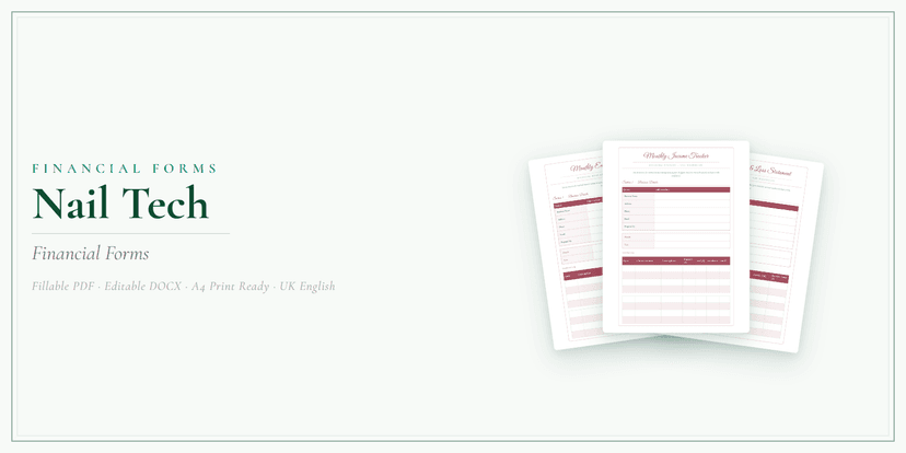 Financial Forms Bundle — Standard