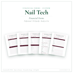 Financial Forms Bundle — Custom — Product card