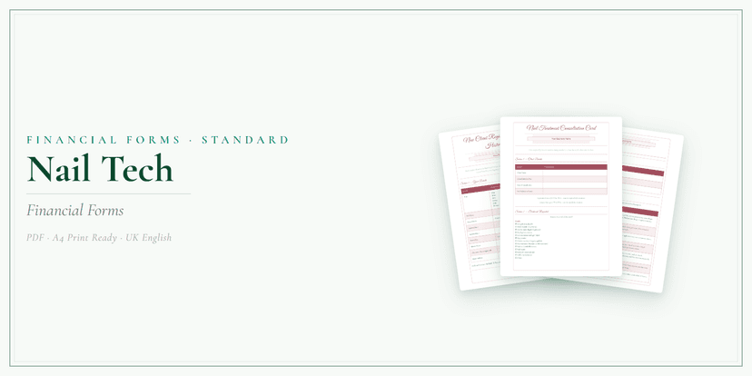 Financial Forms Bundle — Standard