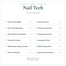 Financial Forms Bundle — Standard — What's included