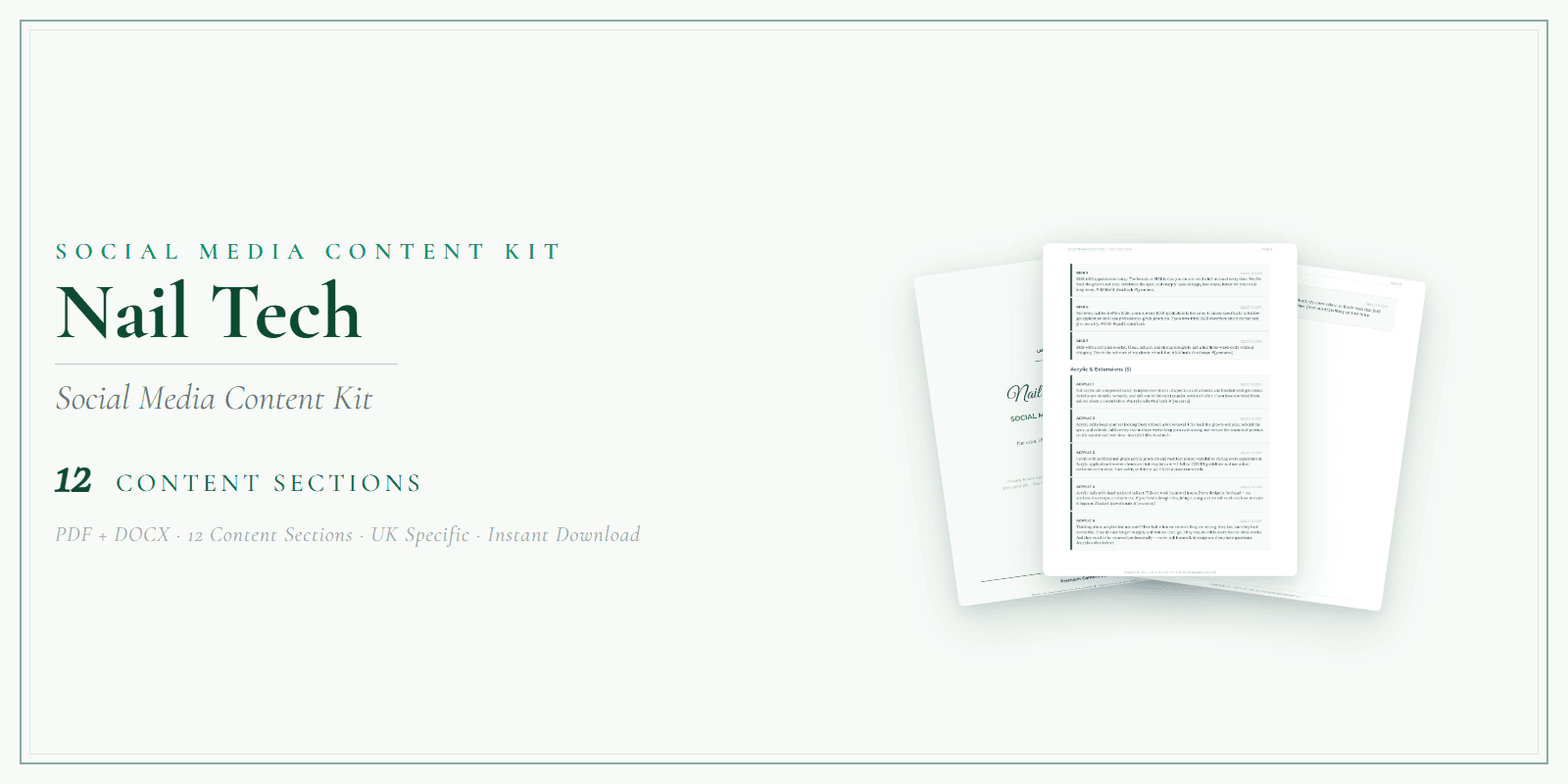 Social Media Content Kit — Product overview