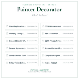 Business Documents — Custom — What's included