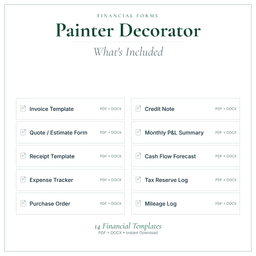 Financial Forms Bundle — Premium — What's included