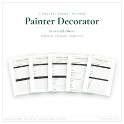 Financial Forms Bundle — Custom — Product card