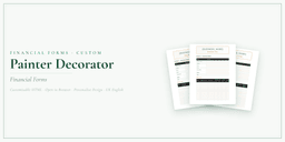 Financial Forms Bundle — Custom — Product overview