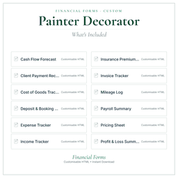 Financial Forms Bundle — Custom — What's included