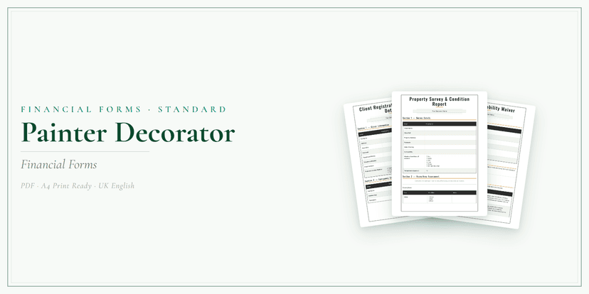 Financial Forms Bundle — Standard