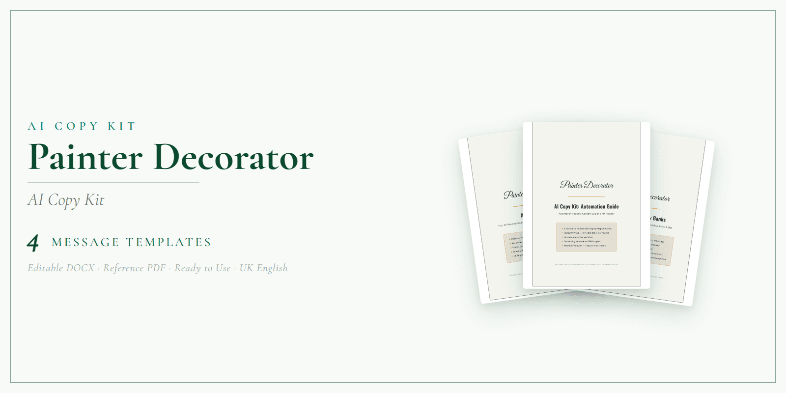 AI Copy Kit — Product overview