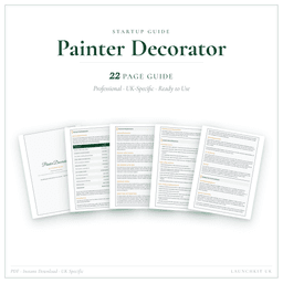 Painter Decorator — Startup Guide, PDF guide product preview