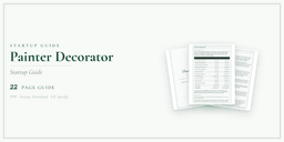 Painter Decorator — Startup Guide, PDF guide product overview