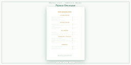 Painter Decorator — Price List & Service Menu, PDF product overview
