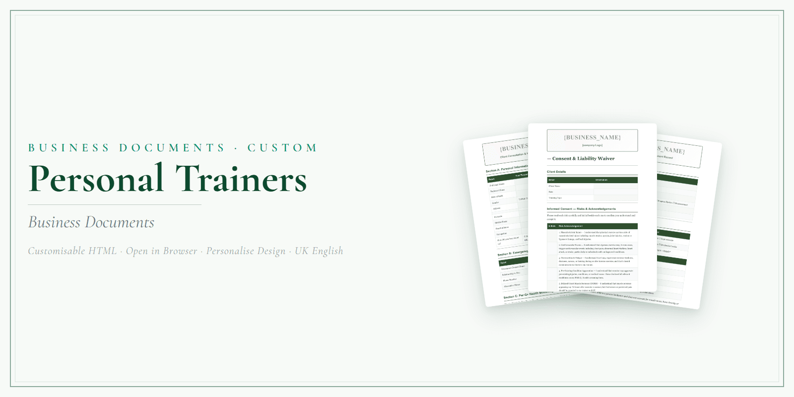 Business Documents — Custom — Product overview