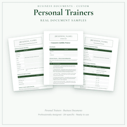 Business Documents — Custom — Sample document pages