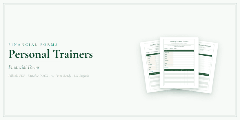 Financial Forms Bundle — Standard