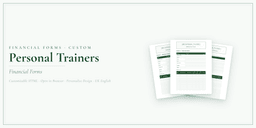 Financial Forms Bundle — Custom — Product overview